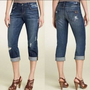 💲SOLD💲 Joe's Jeans Ex Lover Ripped Cuffed Crop